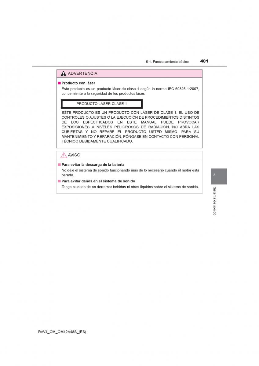 Toyota RAV4 IV 4 manual del propietario / page 401