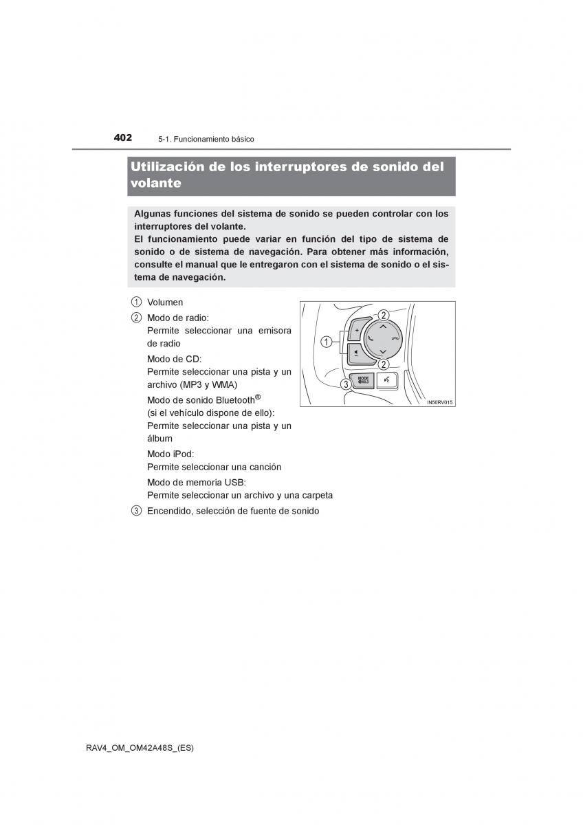 Toyota RAV4 IV 4 manual del propietario / page 402