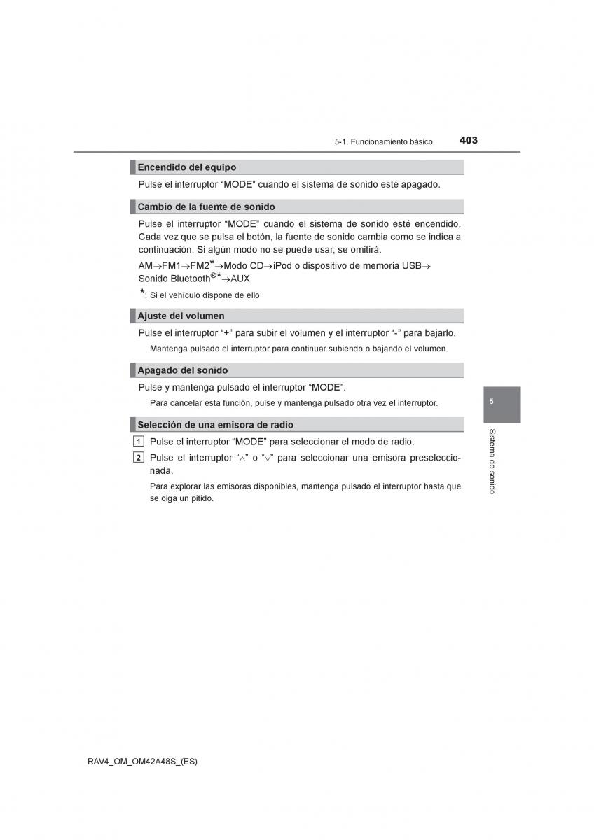 Toyota RAV4 IV 4 manual del propietario / page 403