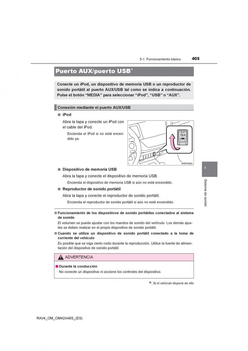 Toyota RAV4 IV 4 manual del propietario / page 405