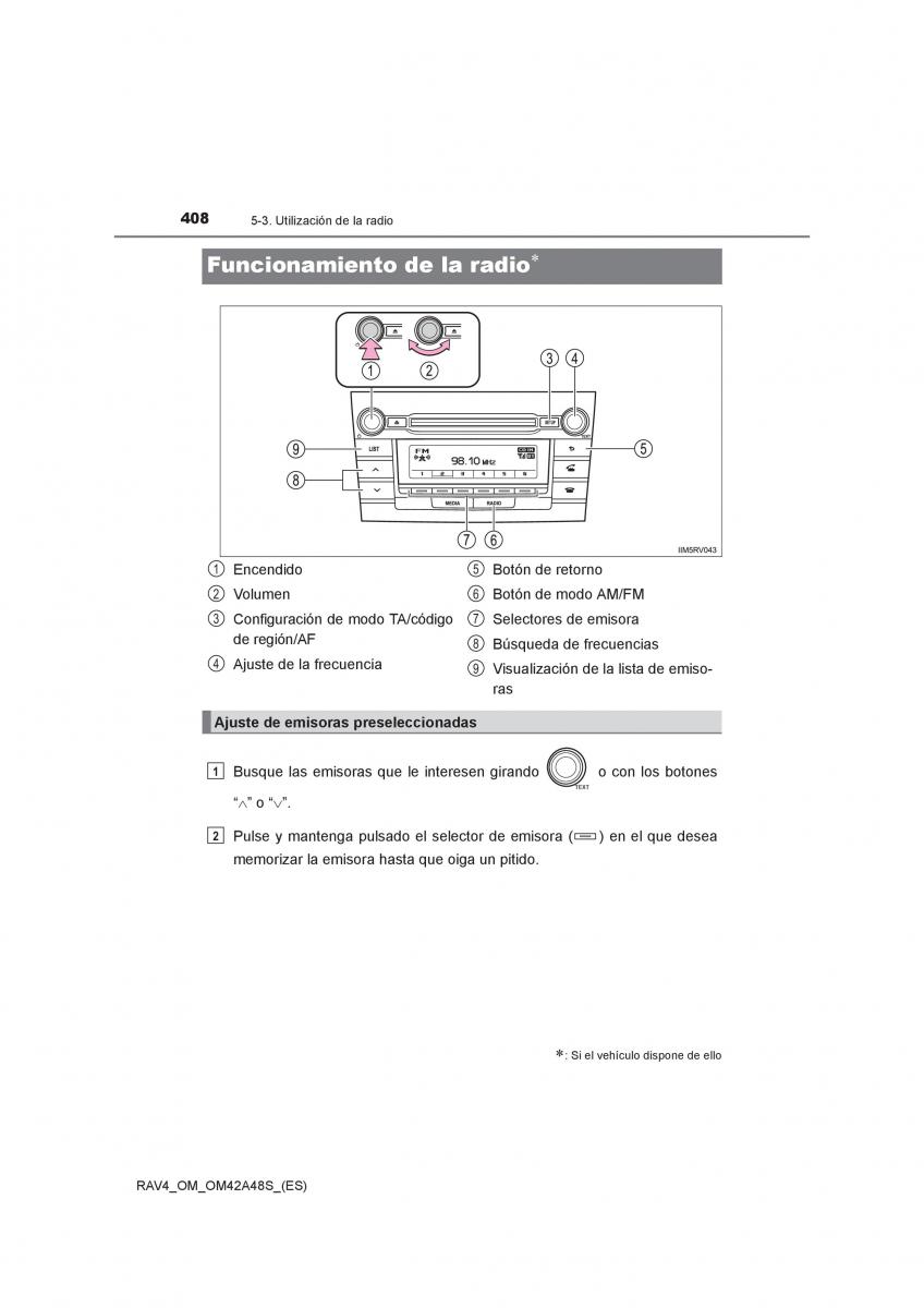 Toyota RAV4 IV 4 manual del propietario / page 408