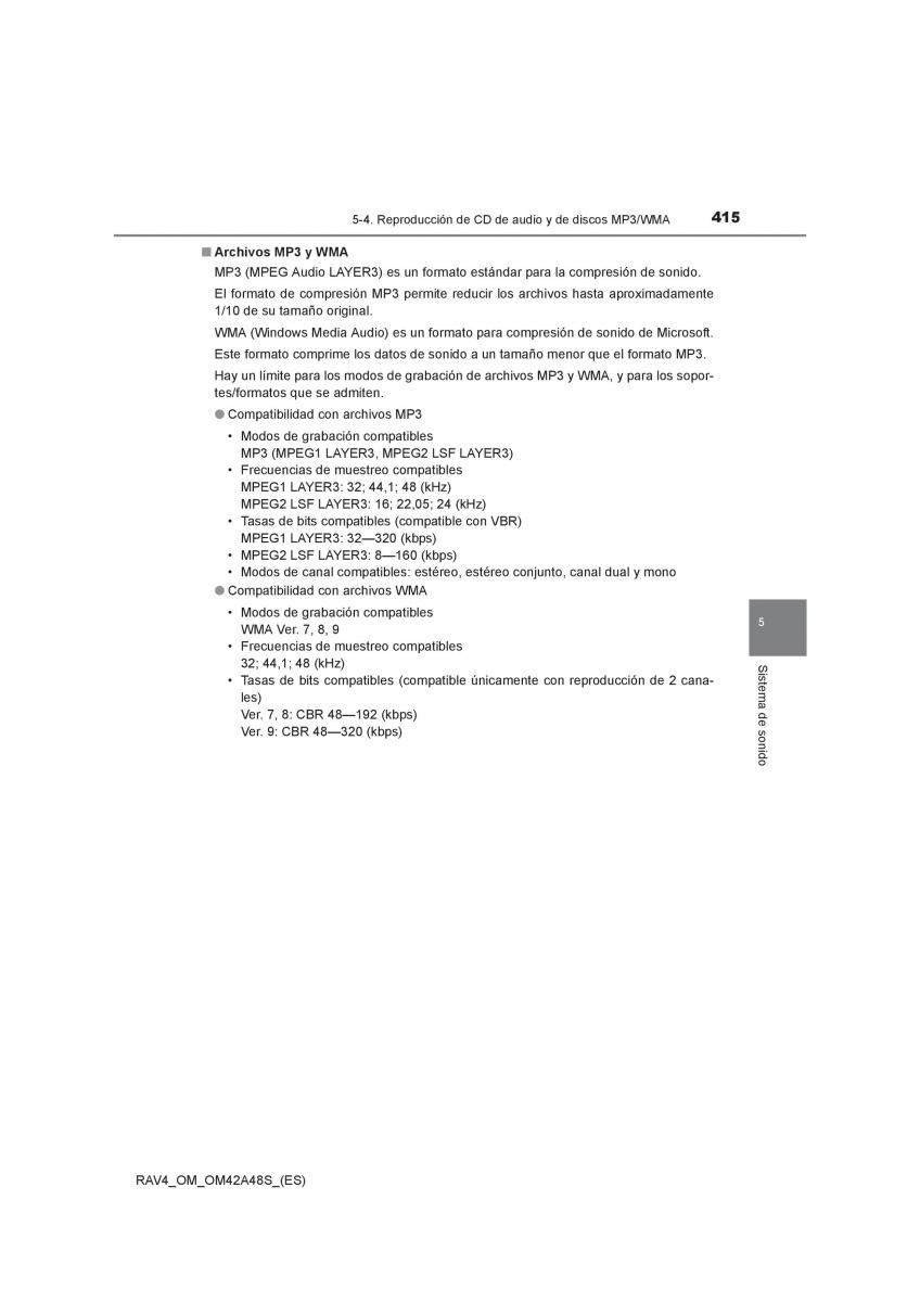 Toyota RAV4 IV 4 manual del propietario / page 415