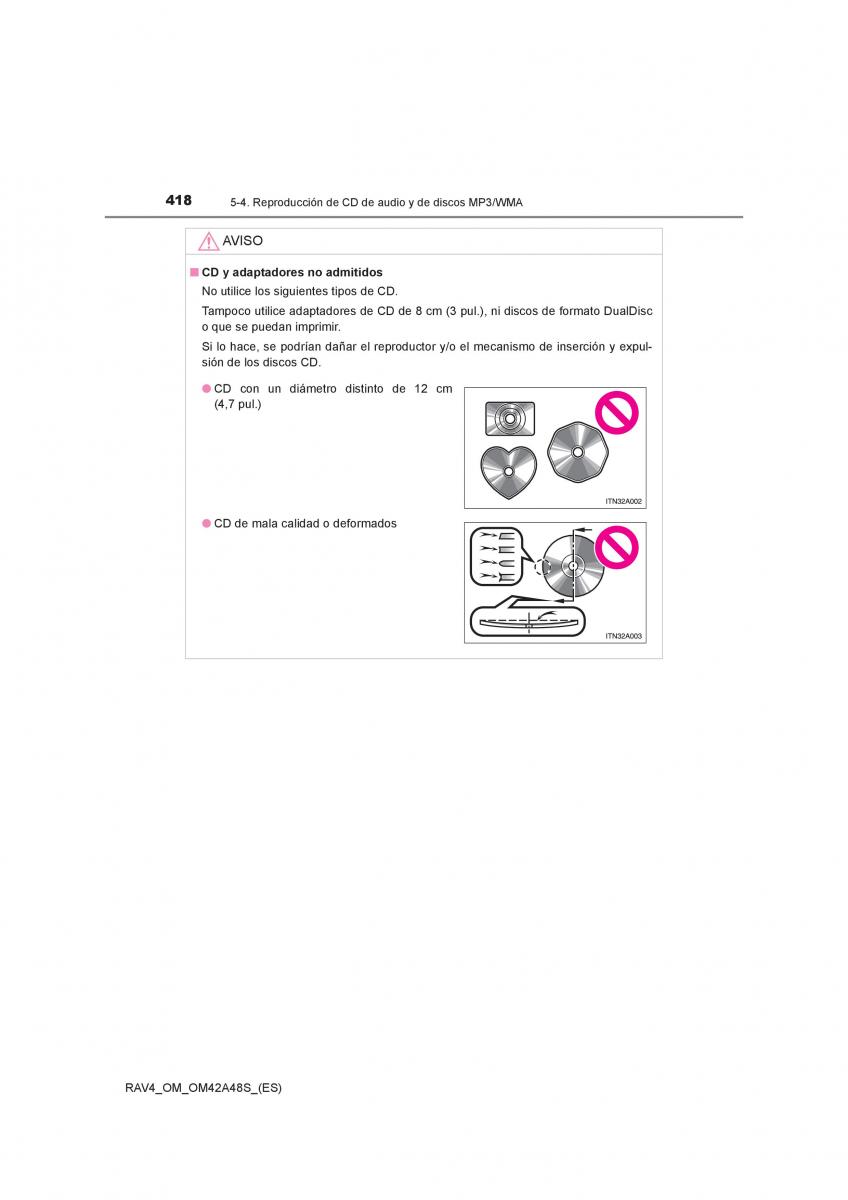 Toyota RAV4 IV 4 manual del propietario / page 418