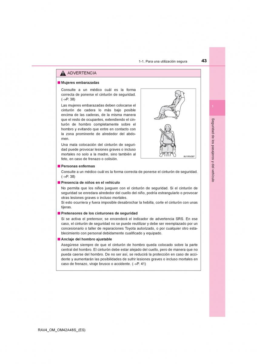 Toyota RAV4 IV 4 manual del propietario / page 43