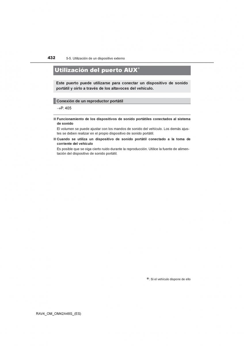 Toyota RAV4 IV 4 manual del propietario / page 432