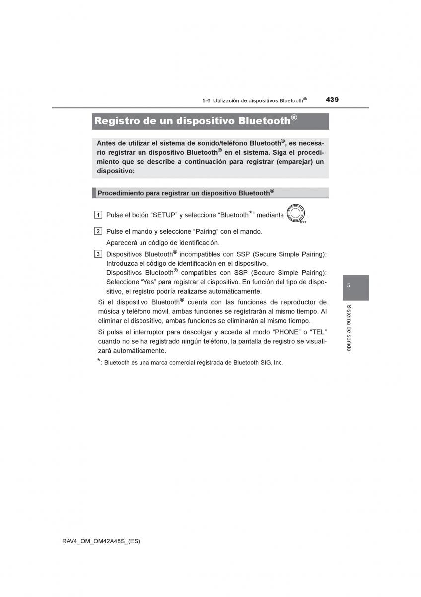 Toyota RAV4 IV 4 manual del propietario / page 439