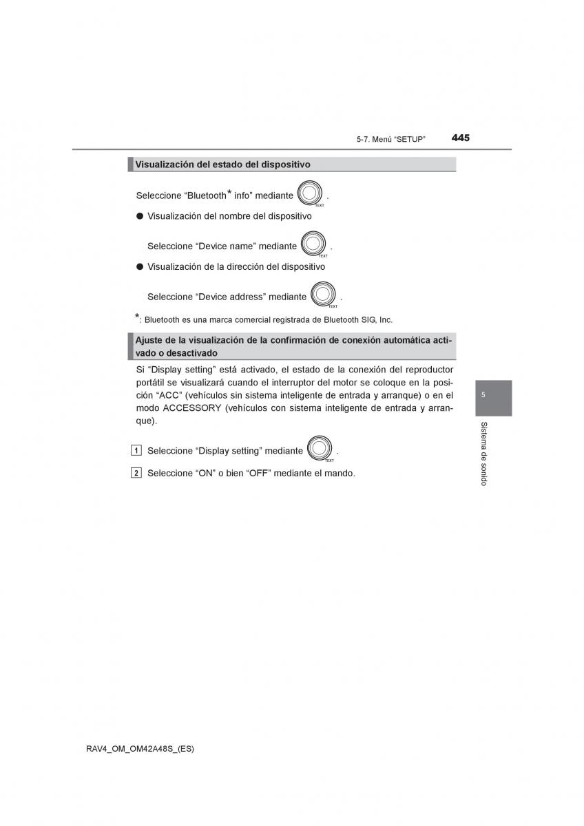 Toyota RAV4 IV 4 manual del propietario / page 445