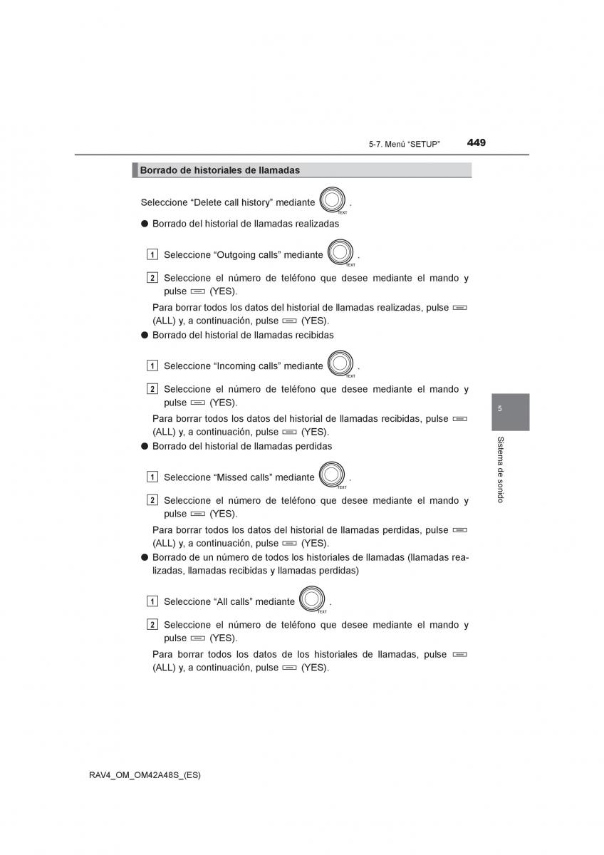 Toyota RAV4 IV 4 manual del propietario / page 449