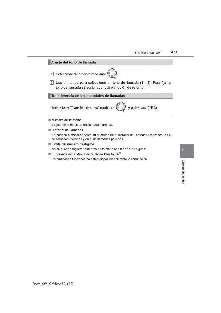 Toyota RAV4 IV 4 manual del propietario / page 451