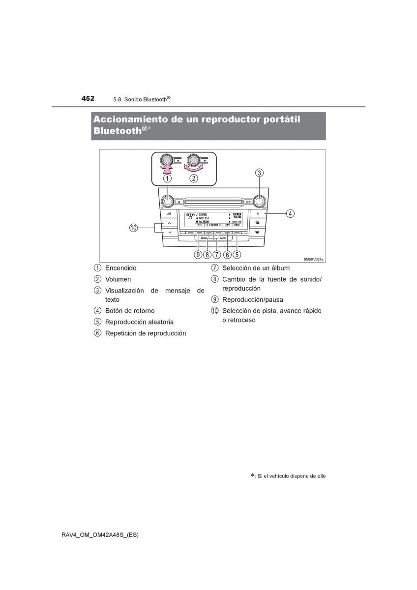 Toyota RAV4 IV 4 manual del propietario / page 452