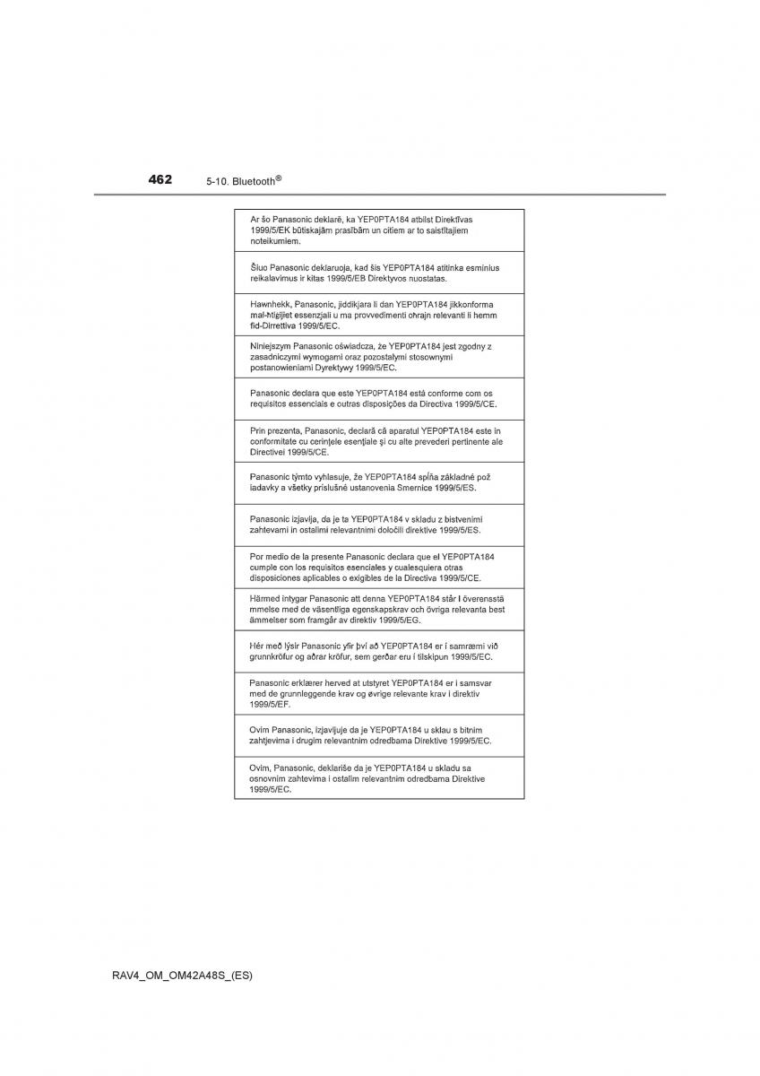 Toyota RAV4 IV 4 manual del propietario / page 462