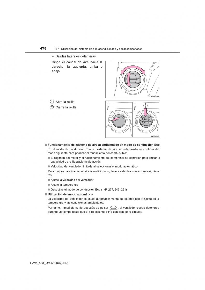 Toyota RAV4 IV 4 manual del propietario / page 478