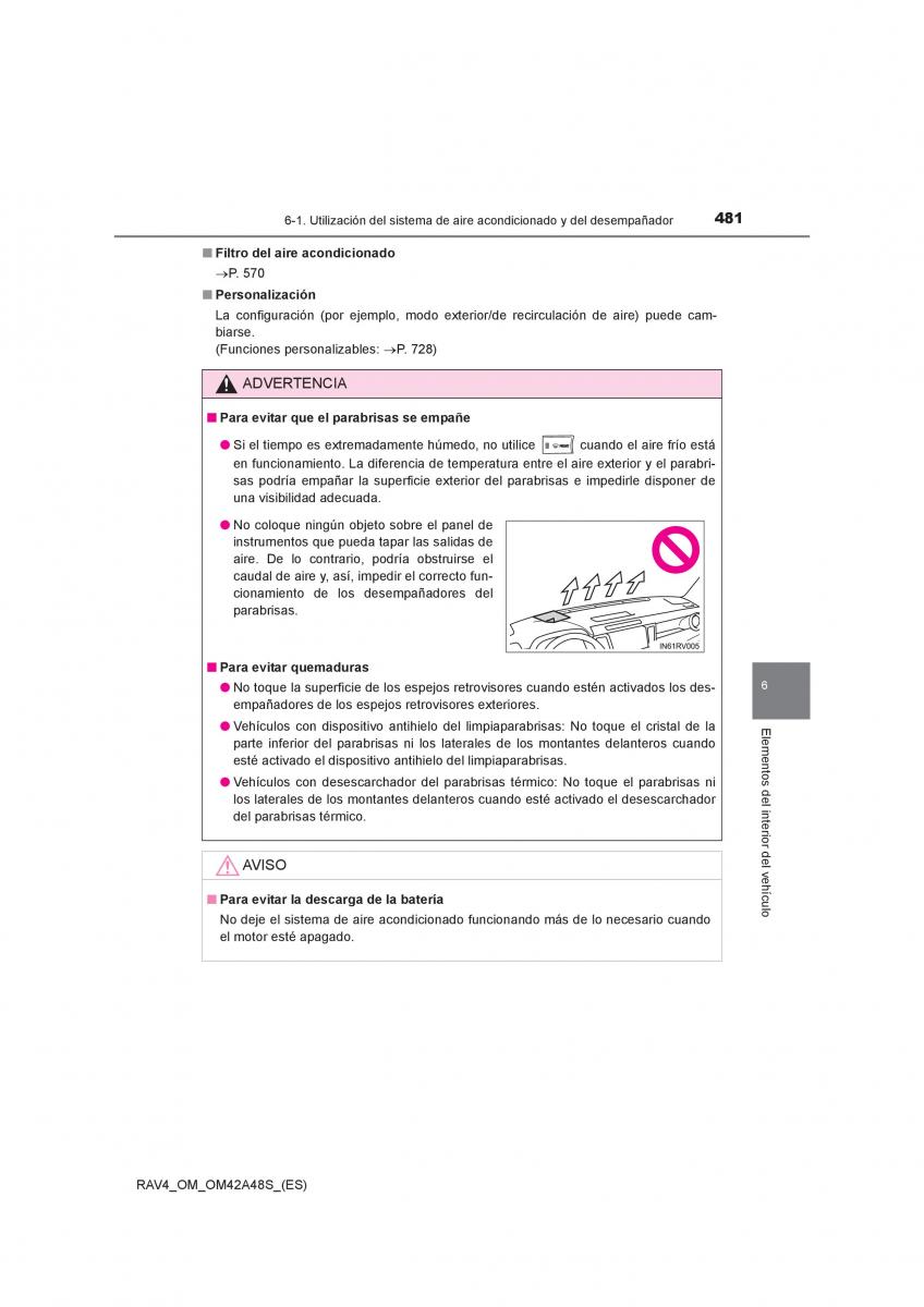 Toyota RAV4 IV 4 manual del propietario / page 481