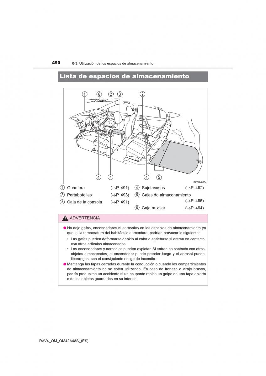 Toyota RAV4 IV 4 manual del propietario / page 490