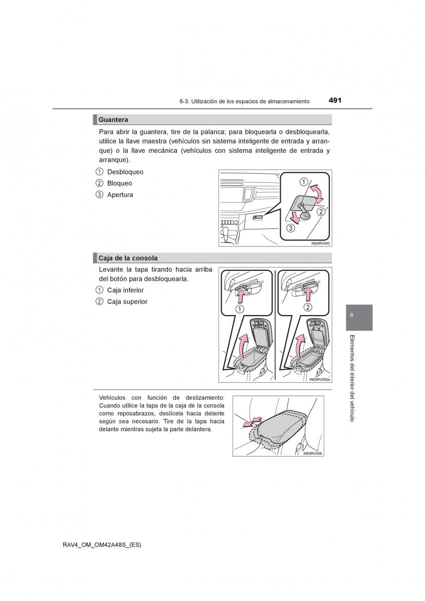 Toyota RAV4 IV 4 manual del propietario / page 491