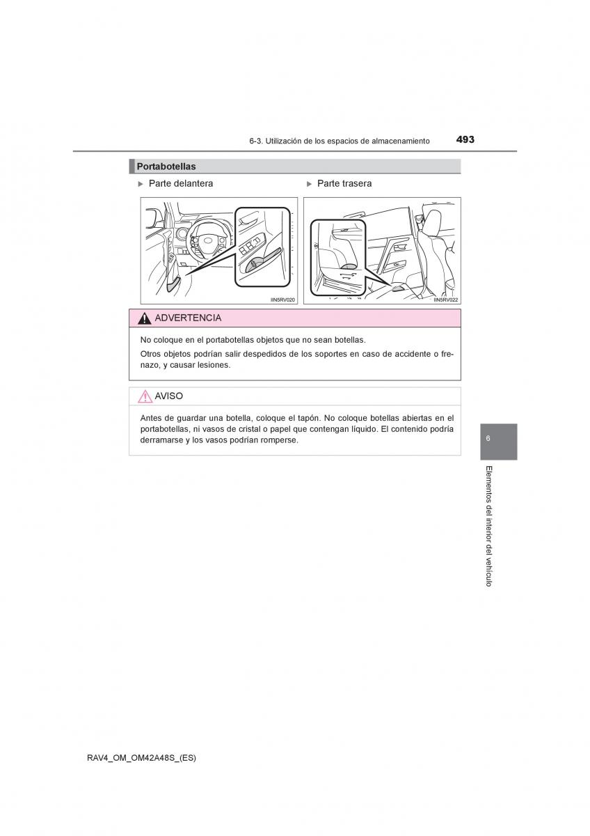 Toyota RAV4 IV 4 manual del propietario / page 493