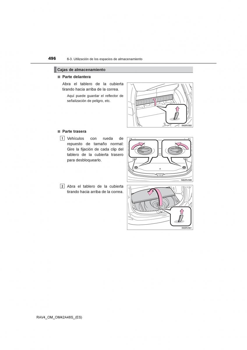 Toyota RAV4 IV 4 manual del propietario / page 496