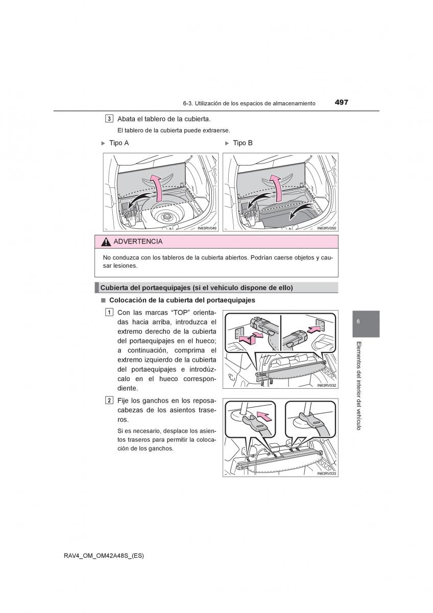 Toyota RAV4 IV 4 manual del propietario / page 497