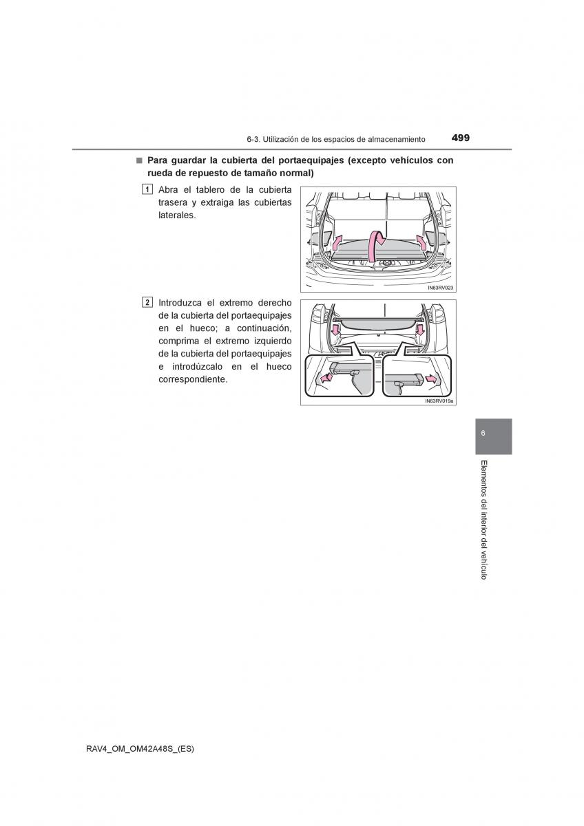 Toyota RAV4 IV 4 manual del propietario / page 499