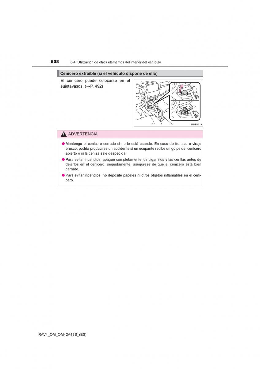 Toyota RAV4 IV 4 manual del propietario / page 508