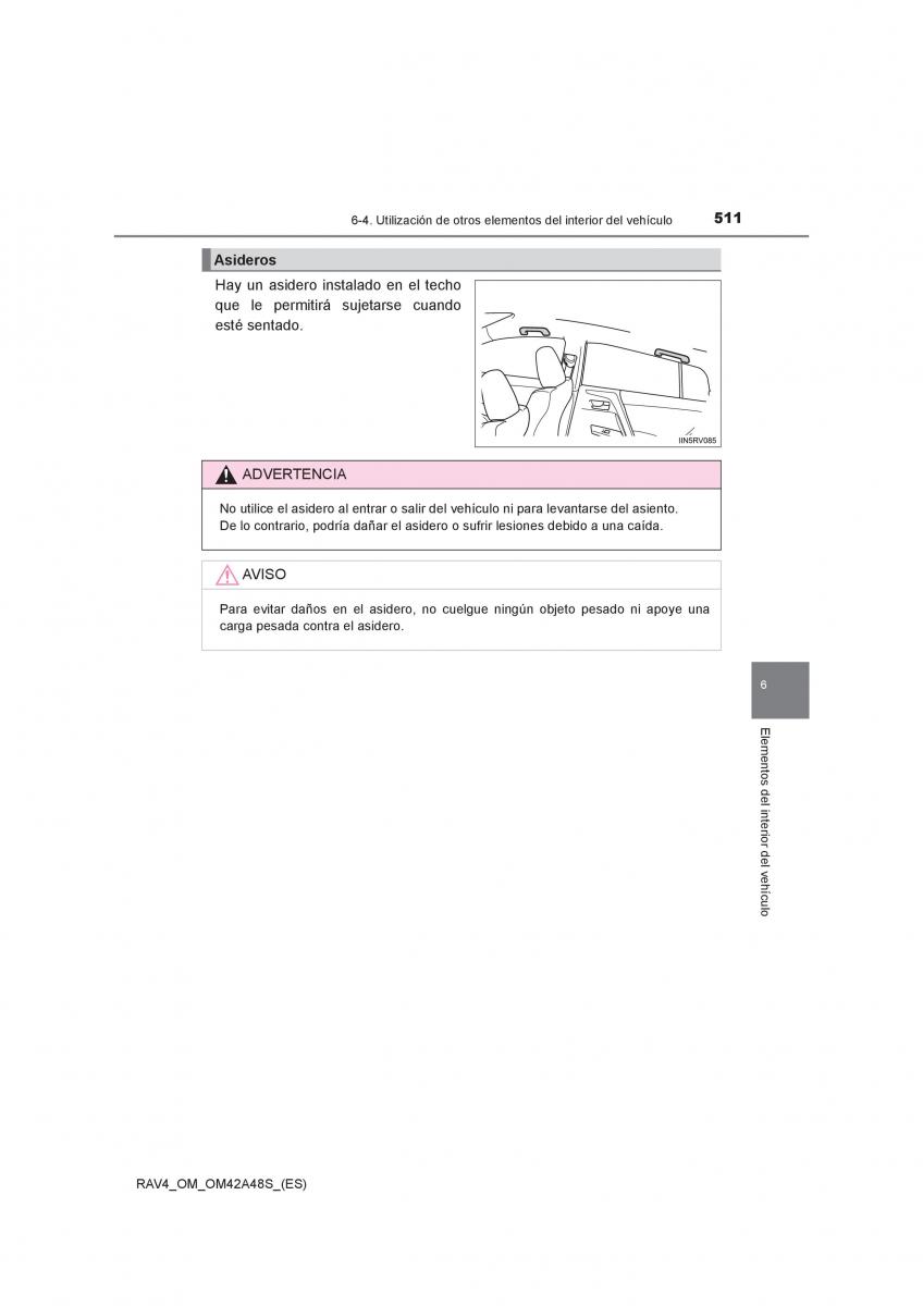 Toyota RAV4 IV 4 manual del propietario / page 511