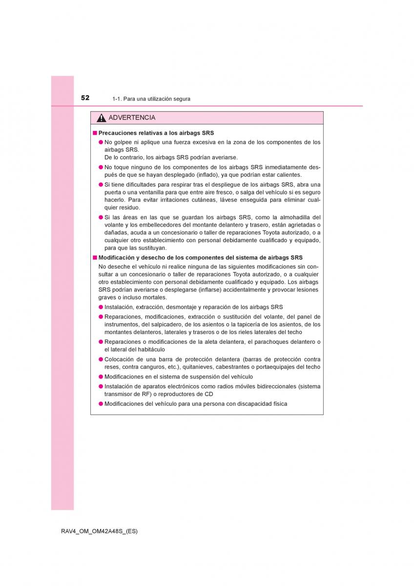 Toyota RAV4 IV 4 manual del propietario / page 52