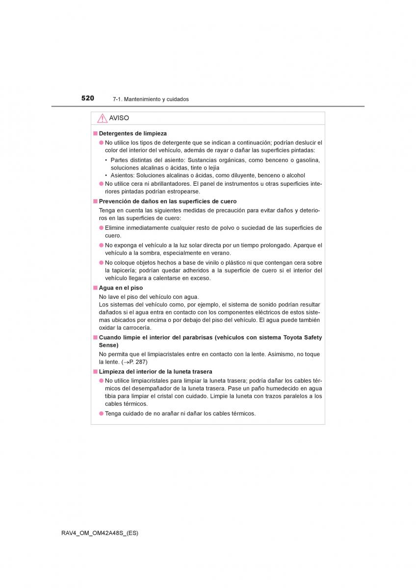 Toyota RAV4 IV 4 manual del propietario / page 520