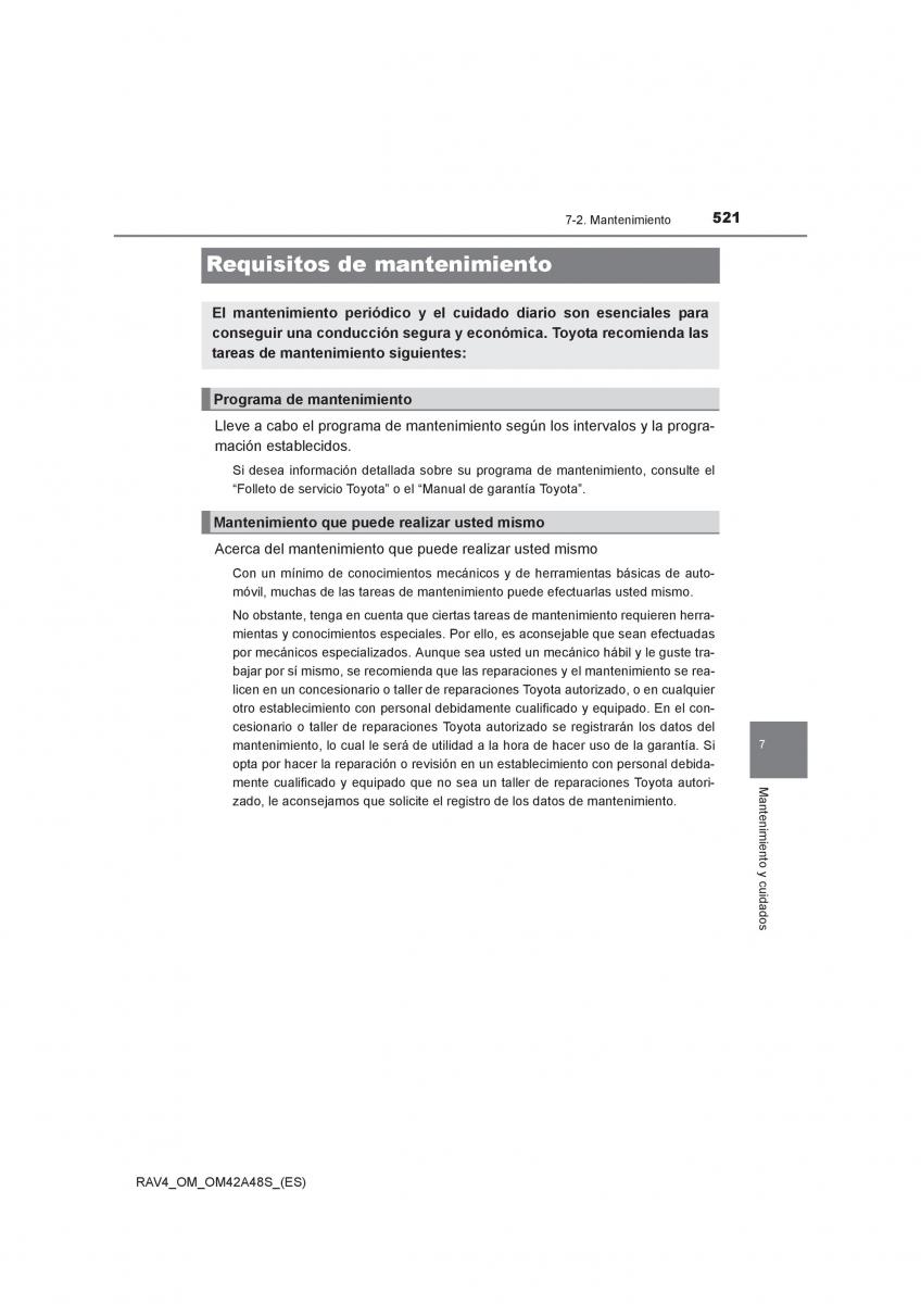 Toyota RAV4 IV 4 manual del propietario / page 521