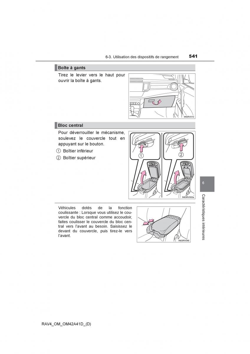 manual  Toyota RAV4 IV 4 manuel du proprietaire / page 542