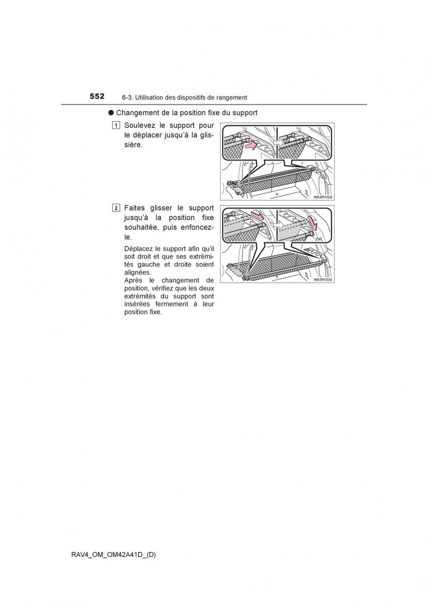 manual  Toyota RAV4 IV 4 manuel du proprietaire / page 553