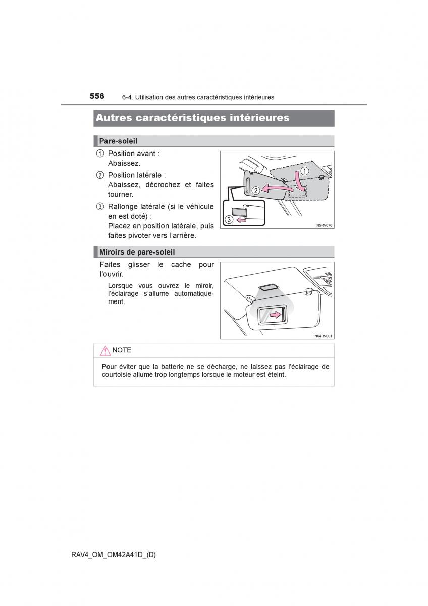 Toyota RAV4 IV 4 manuel du proprietaire / page 557