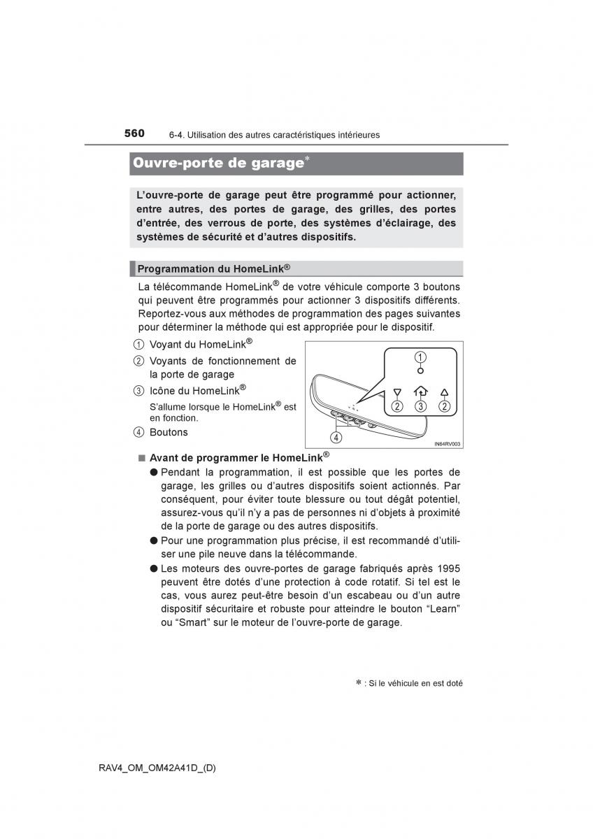 Toyota RAV4 IV 4 manuel du proprietaire / page 561