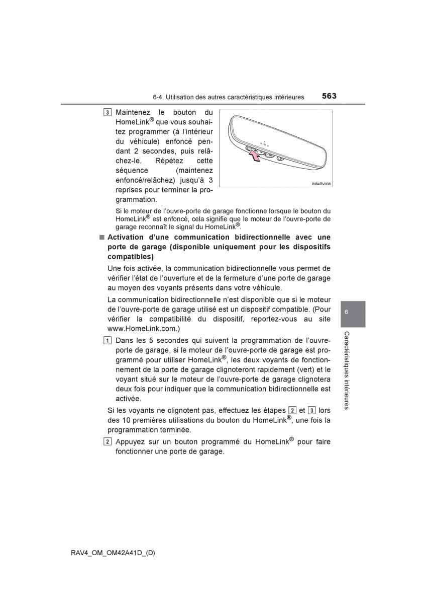 manual  Toyota RAV4 IV 4 manuel du proprietaire / page 564