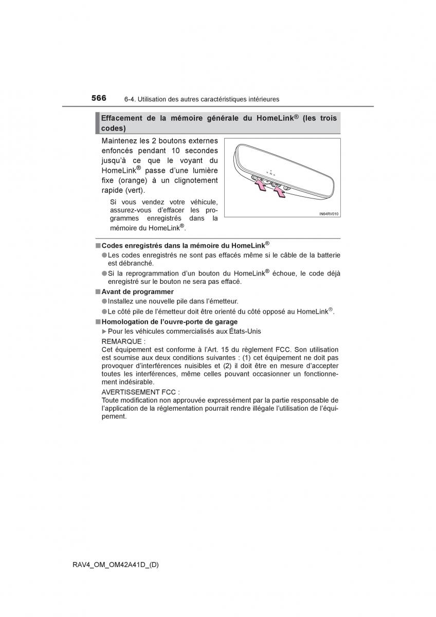 manual  Toyota RAV4 IV 4 manuel du proprietaire / page 567