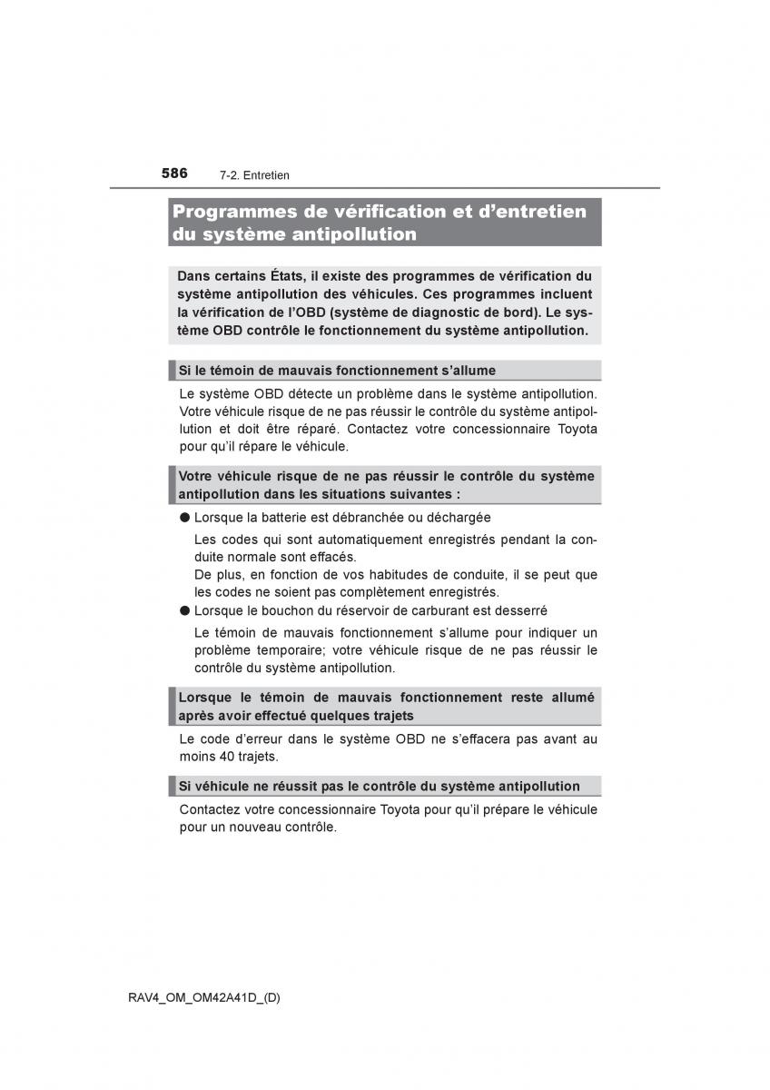 manual  Toyota RAV4 IV 4 manuel du proprietaire / page 587