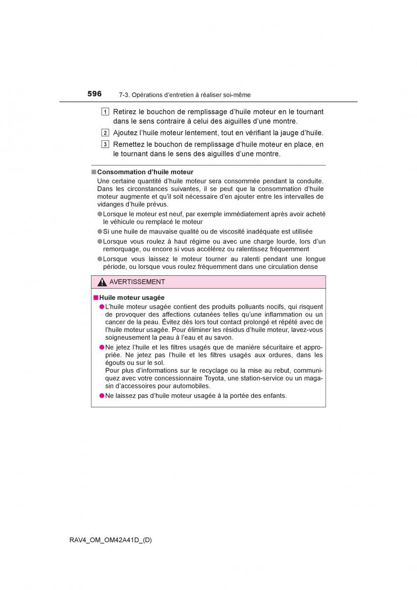 Toyota RAV4 IV 4 manuel du proprietaire / page 597