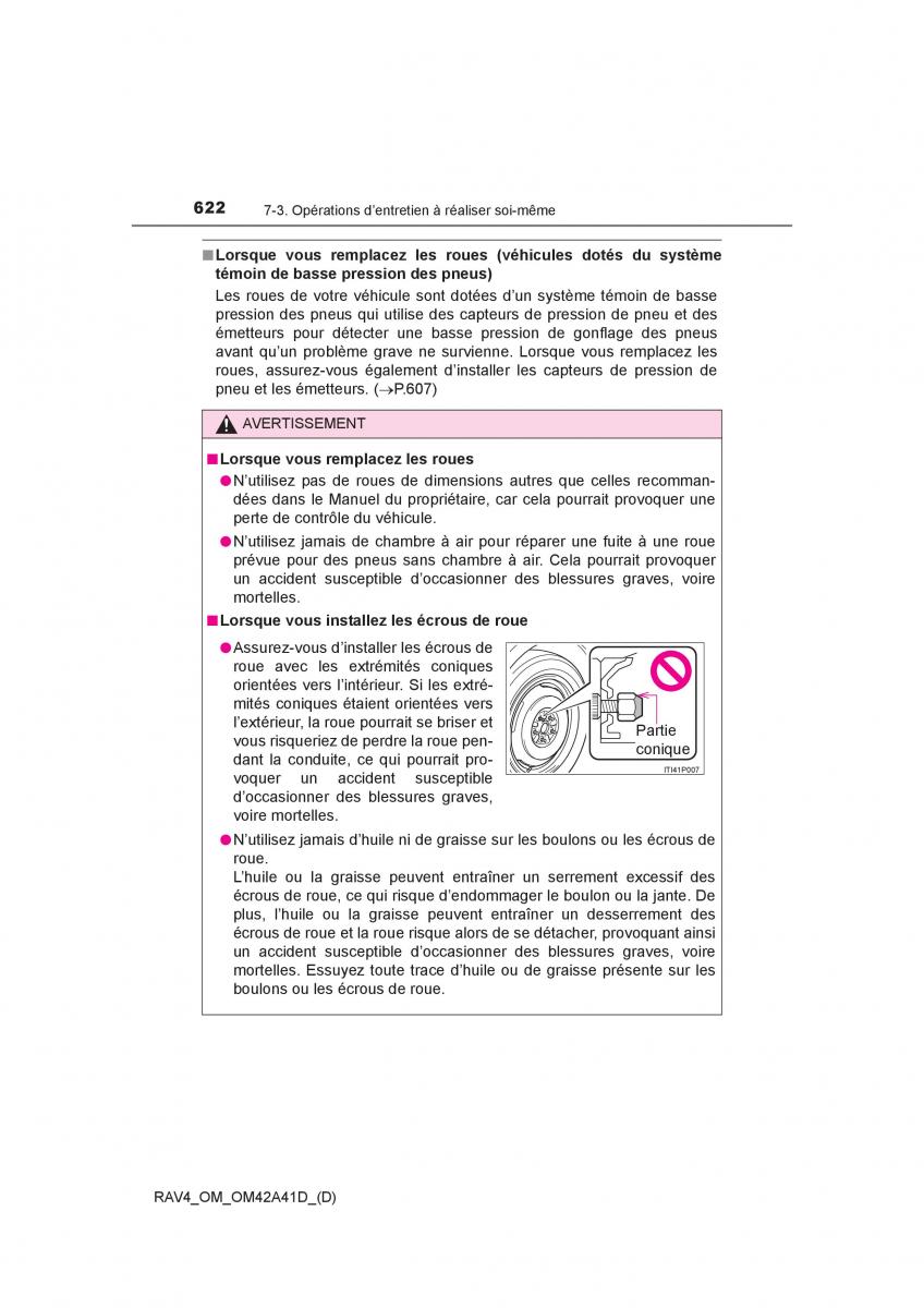 manual  Toyota RAV4 IV 4 manuel du proprietaire / page 623