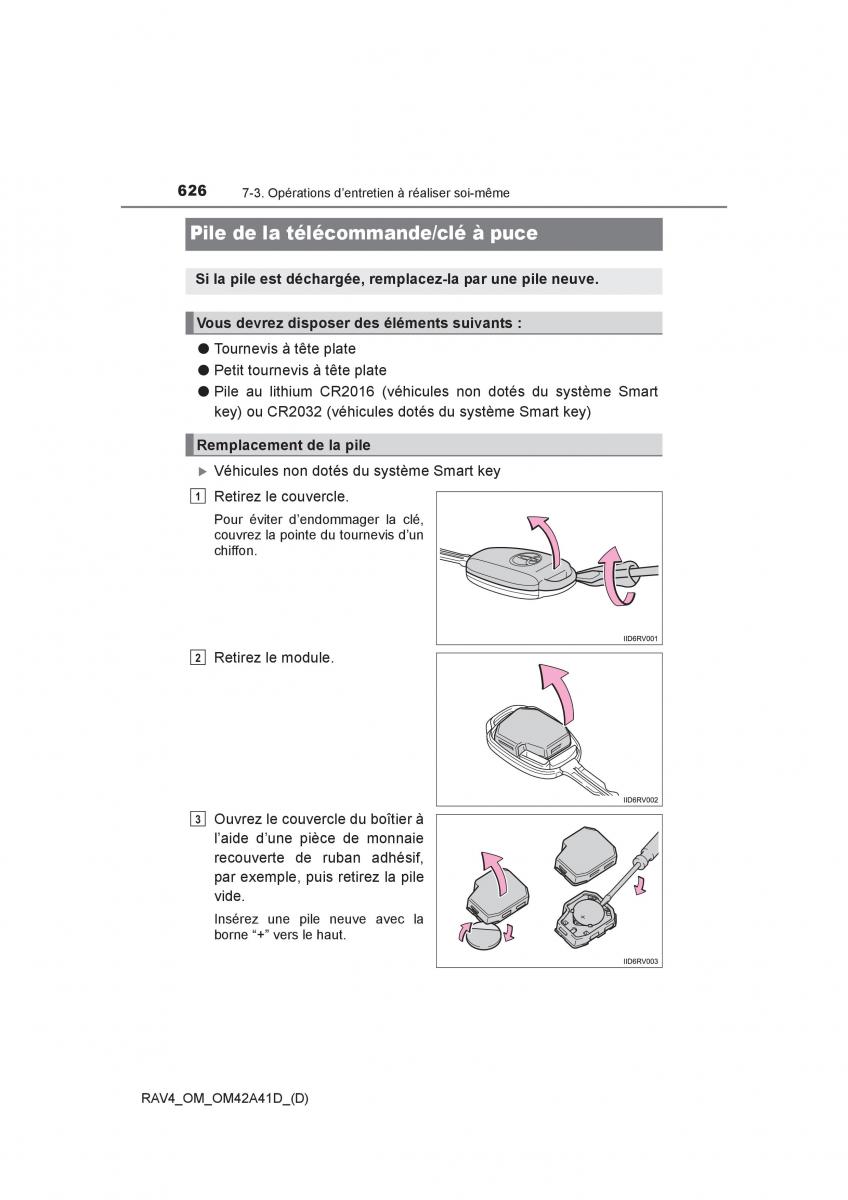 manual  Toyota RAV4 IV 4 manuel du proprietaire / page 627