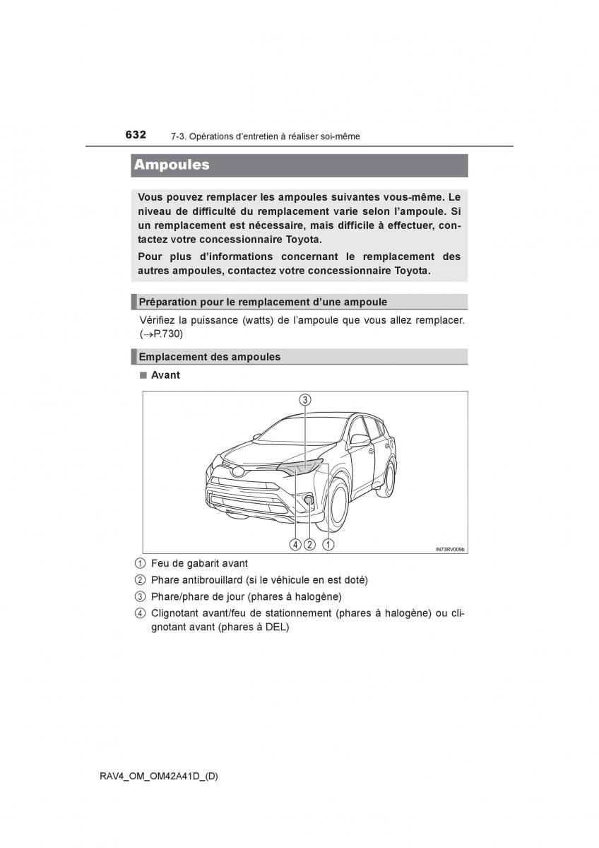 manual  Toyota RAV4 IV 4 manuel du proprietaire / page 633