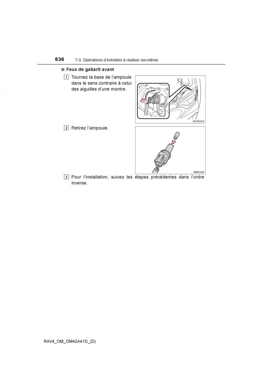 manual  Toyota RAV4 IV 4 manuel du proprietaire / page 637