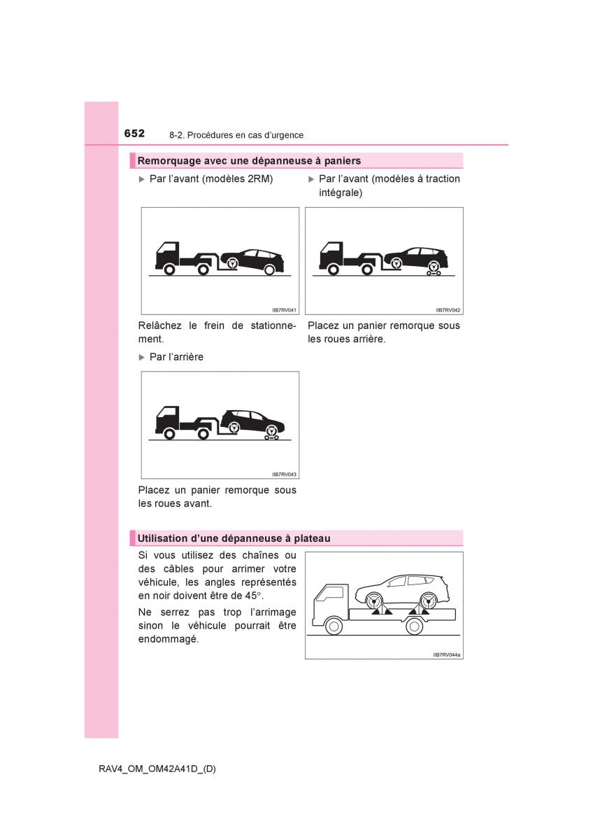 manual  Toyota RAV4 IV 4 manuel du proprietaire / page 653