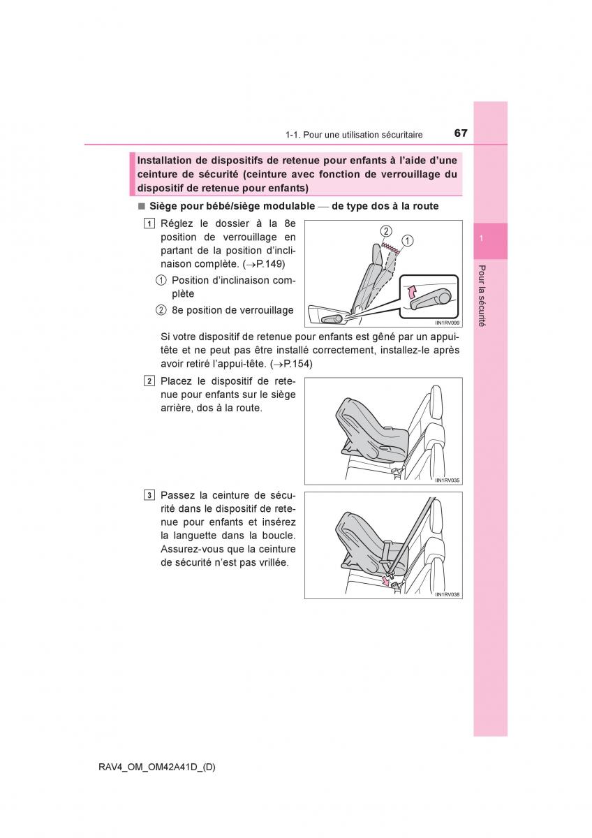 manual  Toyota RAV4 IV 4 manuel du proprietaire / page 68