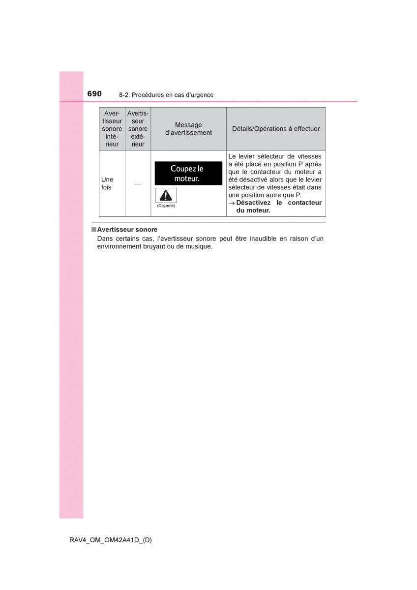 manual  Toyota RAV4 IV 4 manuel du proprietaire / page 691