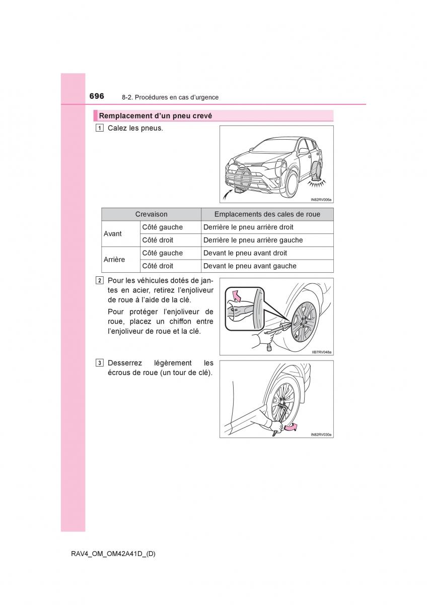 manual  Toyota RAV4 IV 4 manuel du proprietaire / page 697