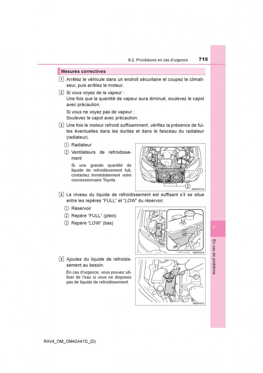 manual  Toyota RAV4 IV 4 manuel du proprietaire / page 716