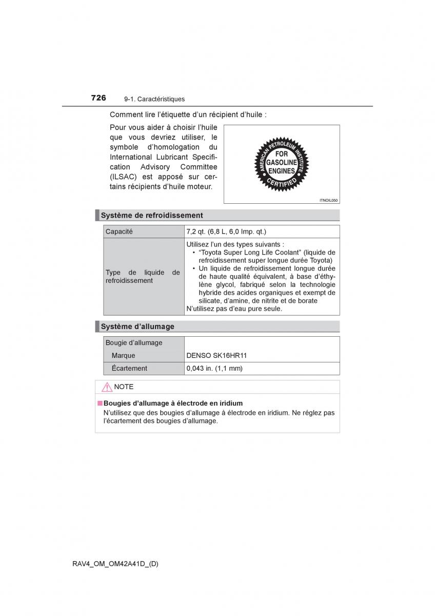 manual  Toyota RAV4 IV 4 manuel du proprietaire / page 727