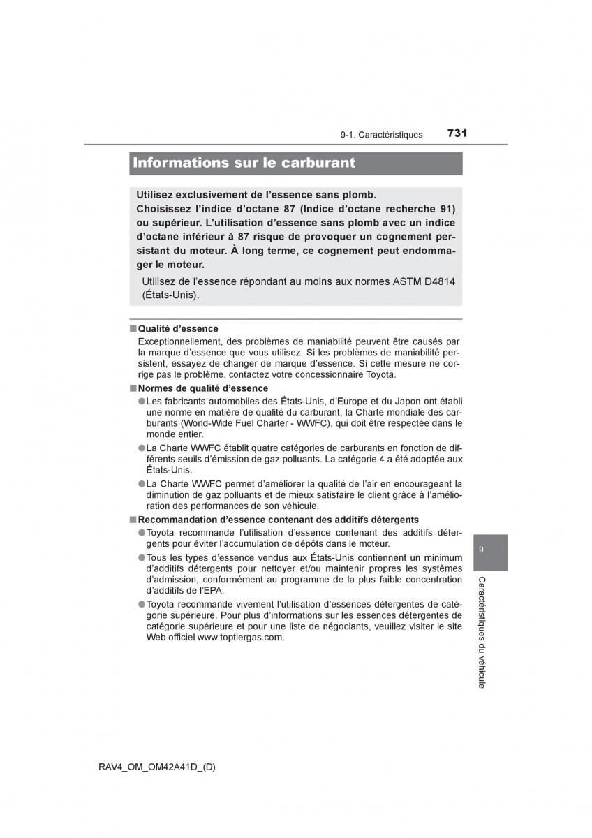 manual  Toyota RAV4 IV 4 manuel du proprietaire / page 732