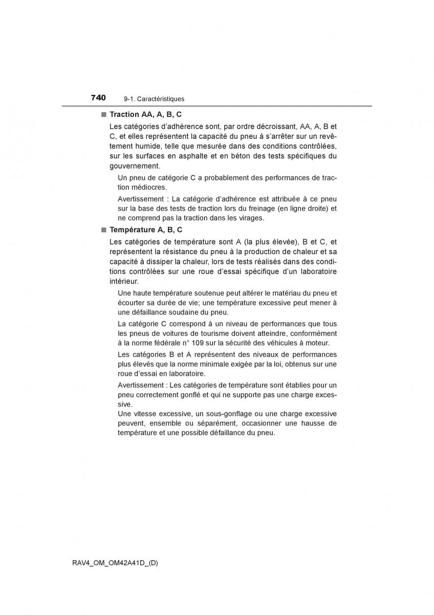 manual  Toyota RAV4 IV 4 manuel du proprietaire / page 741