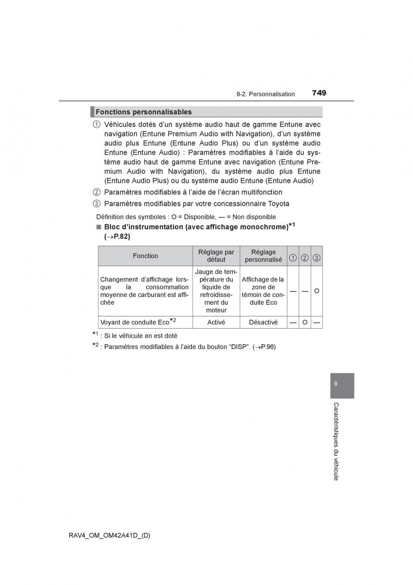 manual  Toyota RAV4 IV 4 manuel du proprietaire / page 750