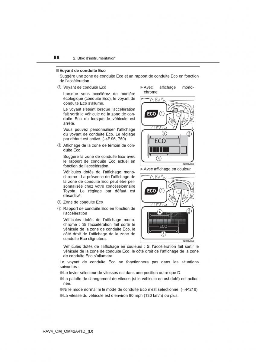 Toyota RAV4 IV 4 manuel du proprietaire / page 89